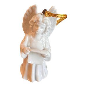 Vintage Reco Love Exclusive  Edition Porcelain Hanging Angel Ornament 1987, 3"